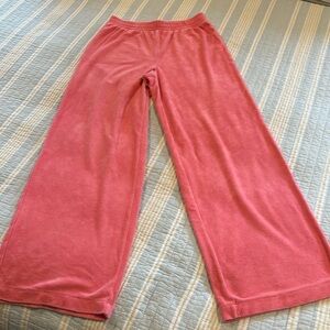 Gap body wide leg terry pants